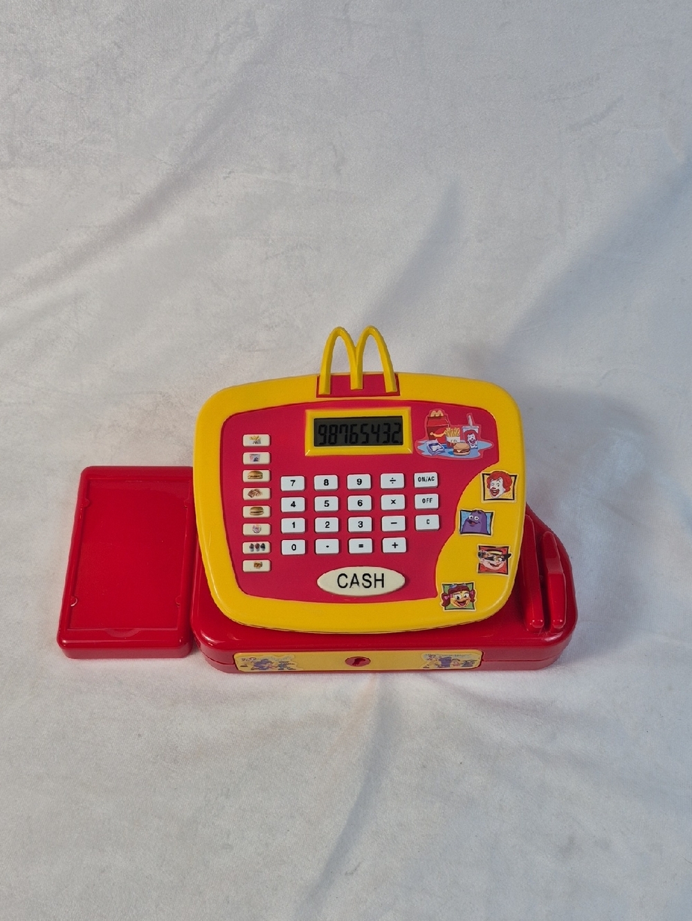 2004 McDonalds Talking Toy Electronic Cash Register - Incomplete - Tested -Works